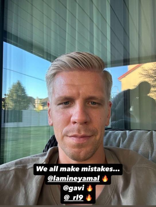 华体会中国-🤣你也干了？什琴斯尼发布染金发照片并@莱万等人：我们都会犯错